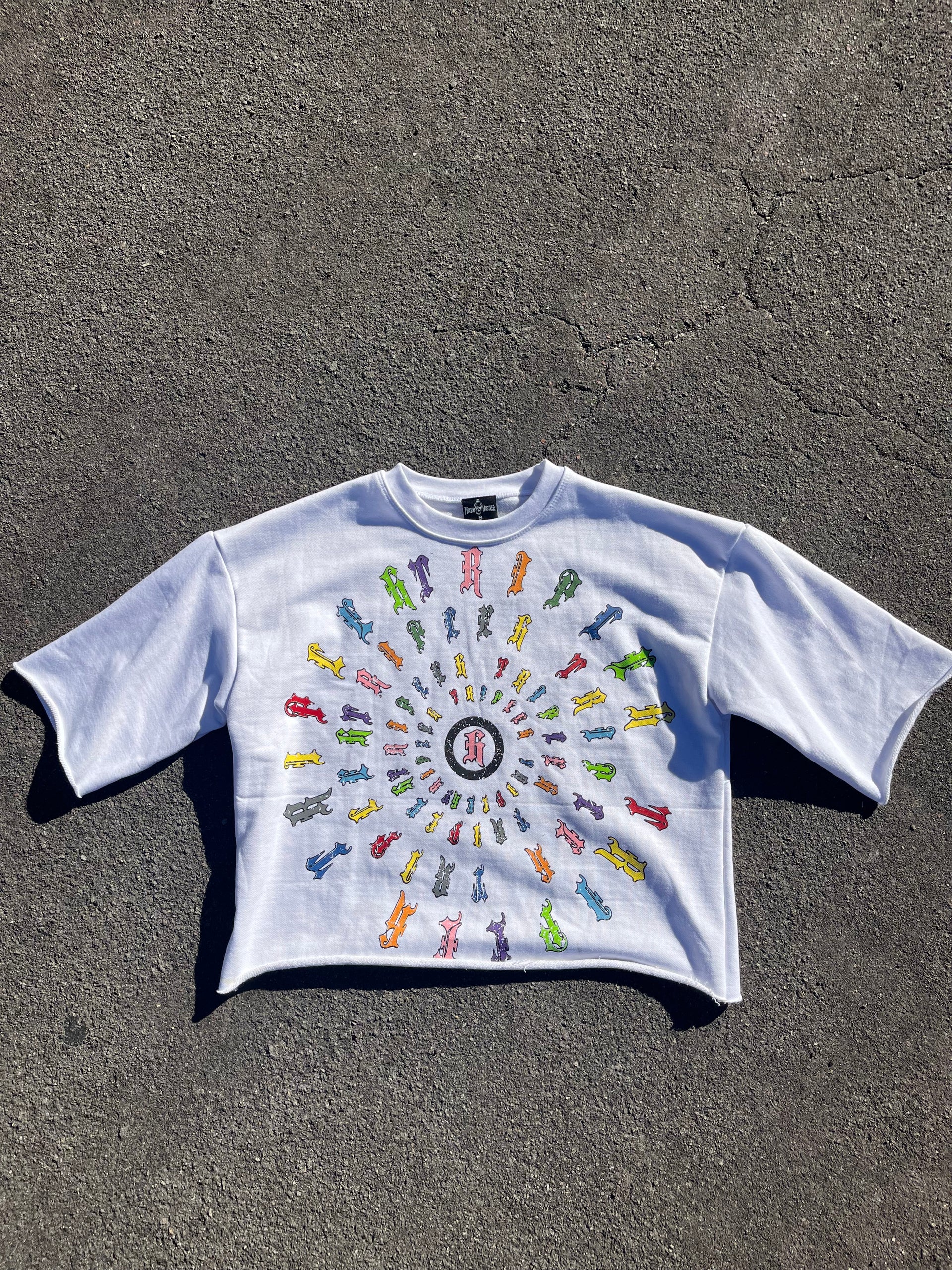White Reborn Hu$tler Tee