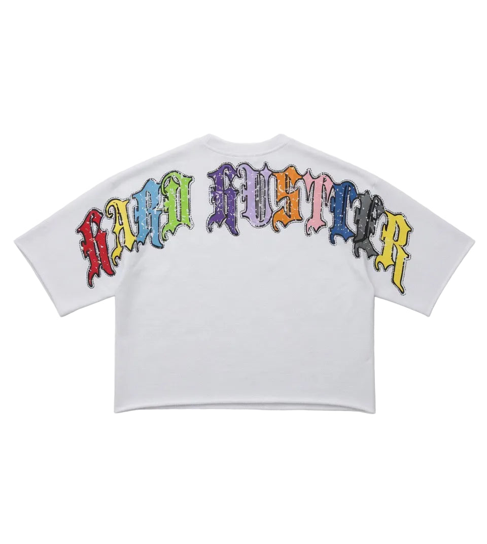 WHITE REBORN HUSTLER TEE