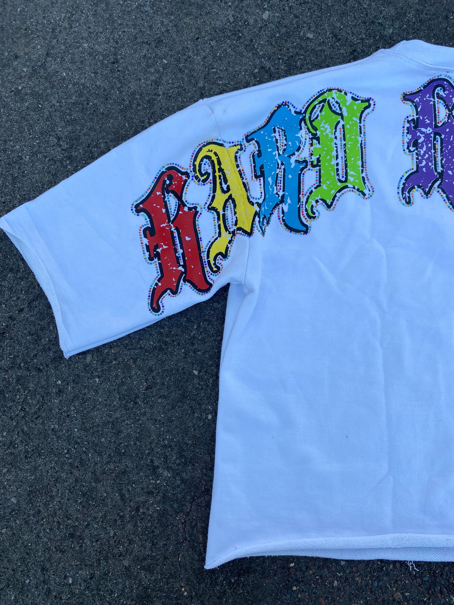 White Reborn Hu$tler Tee